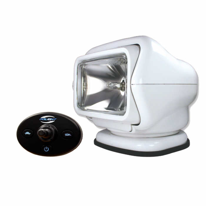 Golight Golight Stryker Searchlight 12V w/Wired Dash Control w/20' Wire Harness - White - $439.00 at Everest