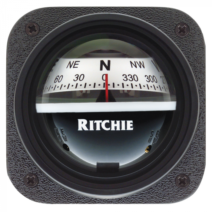 Ritchie Ritchie V-527 Kayak Compass - Bulkhead Mount - White Dial - $95.54 at Everest