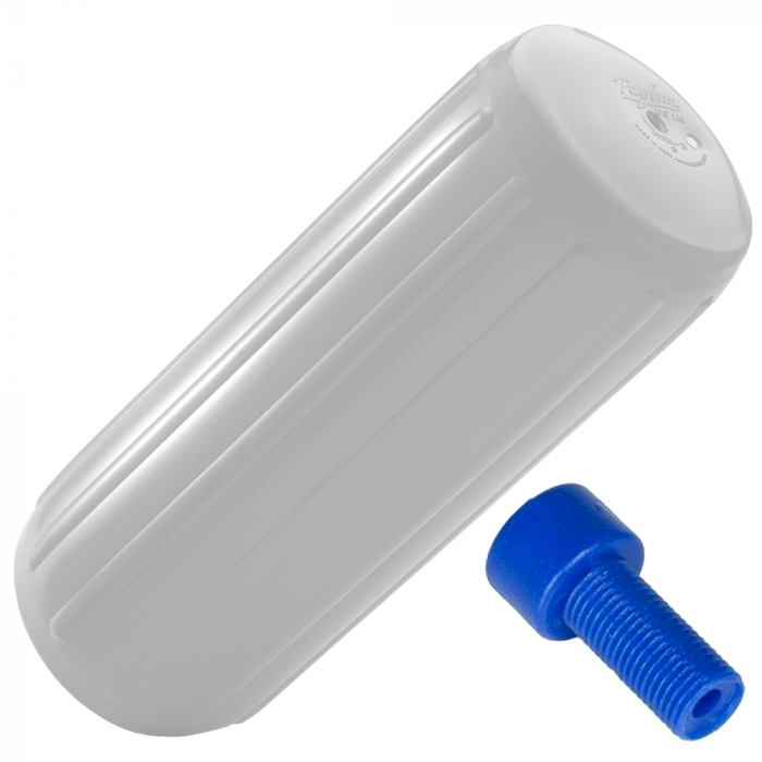 Polyform HTM-4 Hole Through Middle Fender 13.5 x 34.8 - White w/Air Adapter