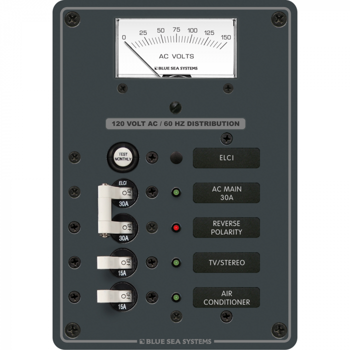 Blue Sea Systems Blue Sea 8102 ELCI GFCI Panel AC 2 Position - $552.97 at Everest