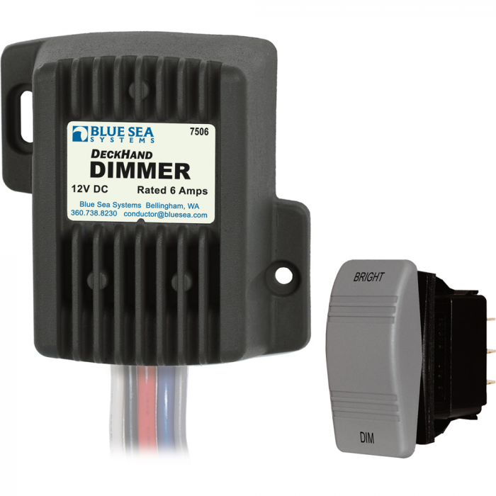 Blue Sea Systems Blue Sea 7506 DeckHand Dimmer - 6 Amp/12V - $92.39 at Everest