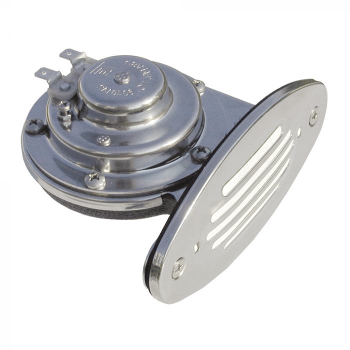 Schmitt & Ongaro Marine Schmitt & Ongaro Mini SS Single Drop-In Horn w/SS Grill - 12V Low Pitch - $67.15 at Everest