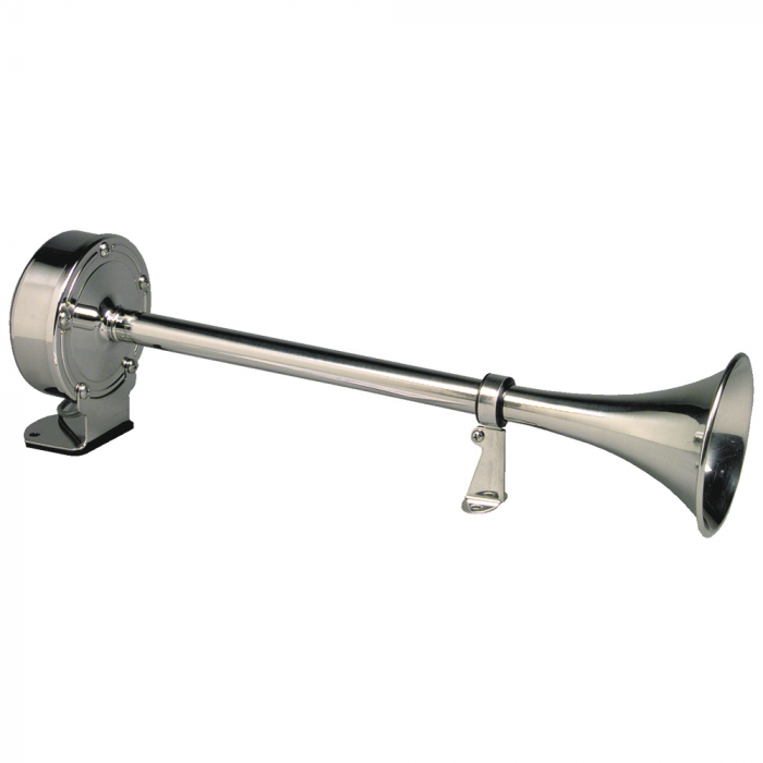 Schmitt & Ongaro Marine Schmitt & Ongaro Deluxe All-Stainless Single Trumpet Horn - 24V - $168.15 at Everest