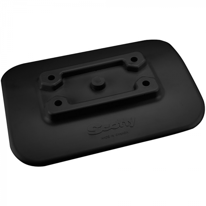 Scotty Scotty 341-BK Glue-On Mount Pad f/Inflatable Boats - Black - $14.49 at Everest
