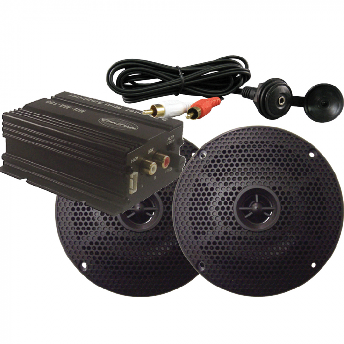Milennia MA100PKG w/Amp, Black Speakers & Mini Plug