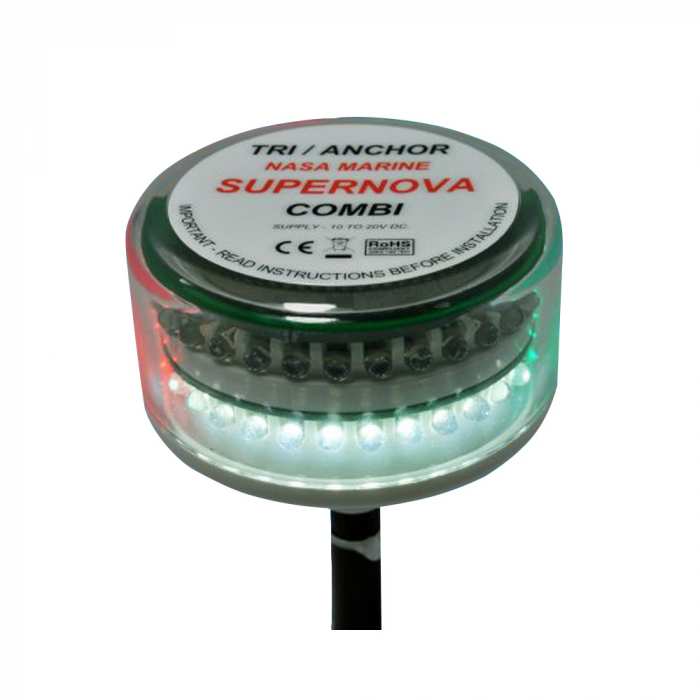 Clipper Clipper Supernova Combi LED Tricolor Masthead Anchor Light - $269.00 at Everest