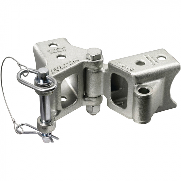 Fulton Fulton Fold-Away Bolt-On Hinge Kit 2 x 3 Trailer Beam, Rating 5,000 lbs., 48 Pivot, Z-Max 600 Zinc Finish - $181.53 at Everest