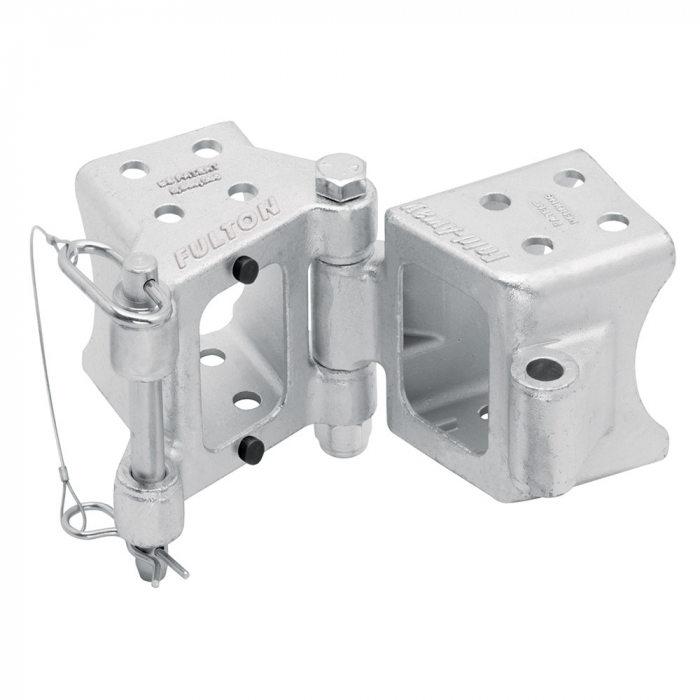 Fulton Fulton Fold-Away Bolt-On Hinge Kit 3 x 5 Trailer Beam, Rating 9,000 lbs., 48 Pivot, Z-Max 600 Zinc Finish - $258.96 at Everest