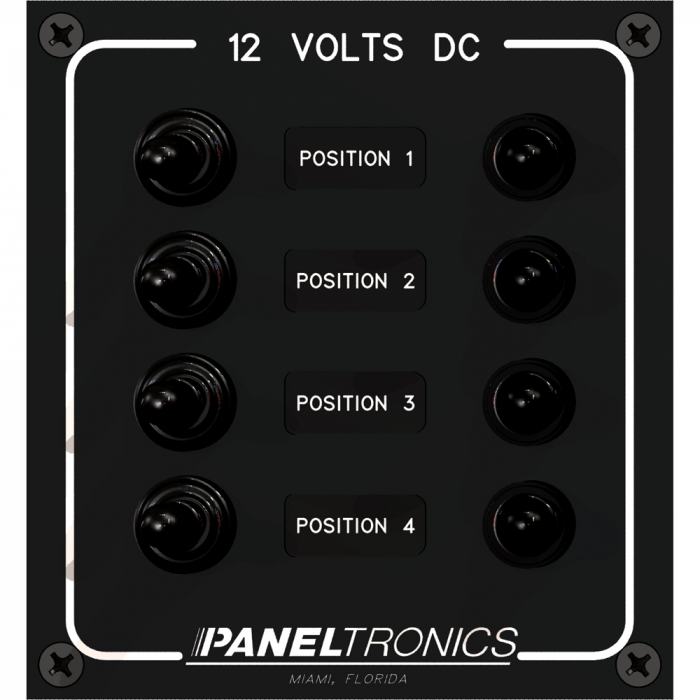 Paneltronics Paneltronics Waterproof Panel - DC 4-Position Toggle Switch & Circuit Breaker - $105.04 at Everest