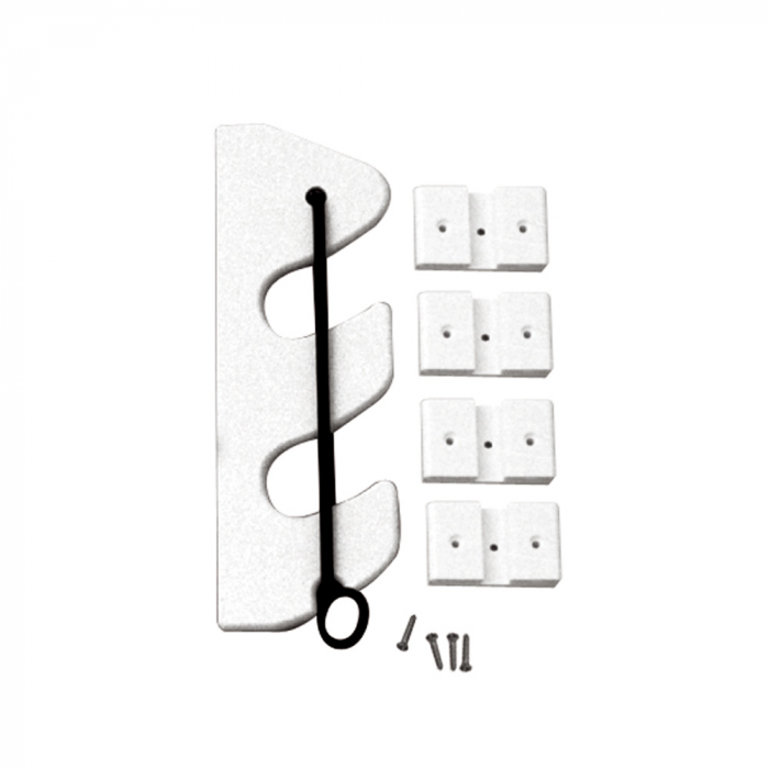 Taco Marine TACO 2-Rod Poly Bungee Rod Holder Rack - White - $64.99 at Everest