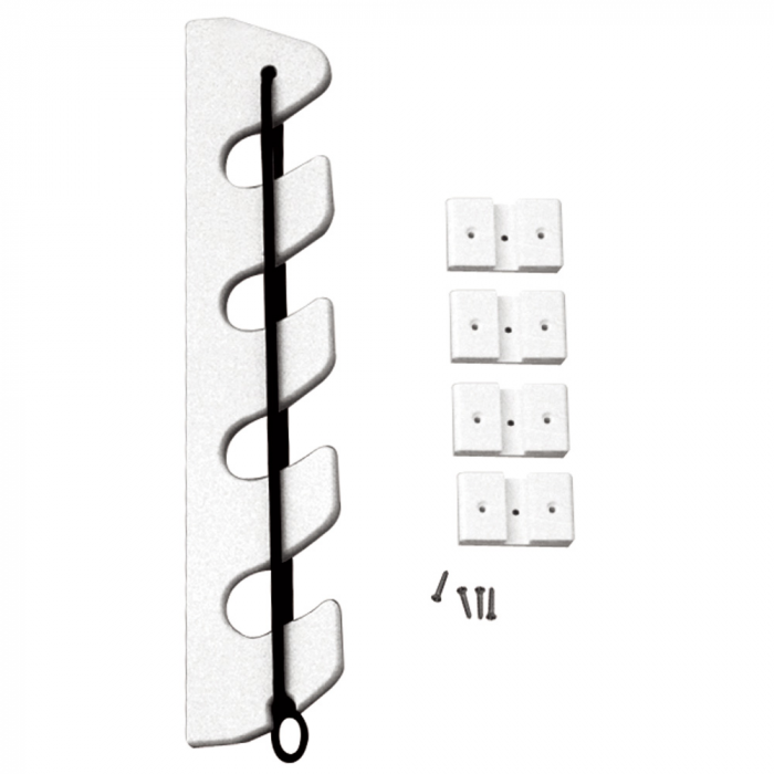 Taco Marine TACO 4-Rod Poly Bungee Rod Holder Rack - White - $79.99 at Everest
