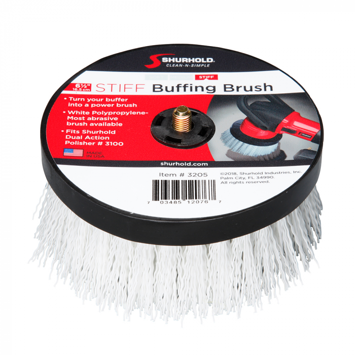 Shurhold 6- 1/2 Stiff Brush f/Dual Action Polisher