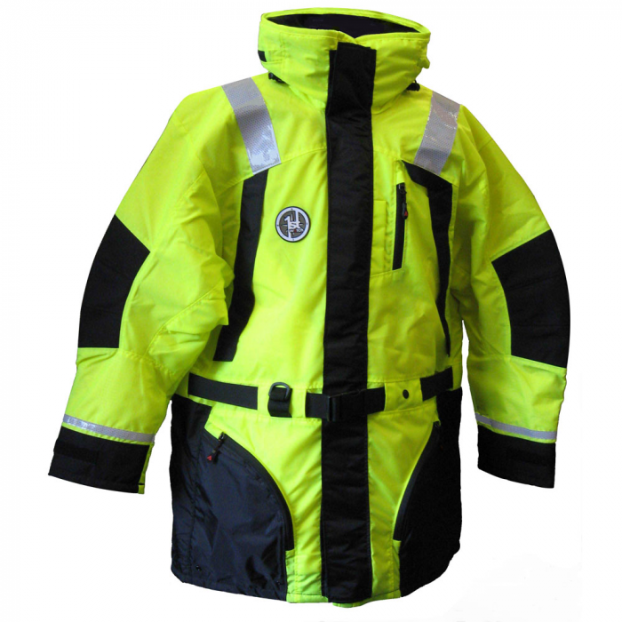 First Watch First Watch Hi-Vis Flotation Coat - Hi-Vis Yellow/Black - Medium - $400.00 at Everest
