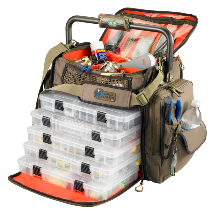 Wild River Wild River FRONTIER Lighted Bar Handle Tackle Bag w/5 PT3700 Trays - $289.00 at Everest