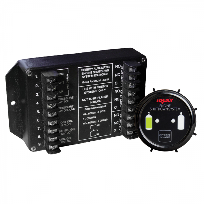 Fireboy-Xintex Xintex Engine Shutdown System w/Round Display - $525.00 at Everest