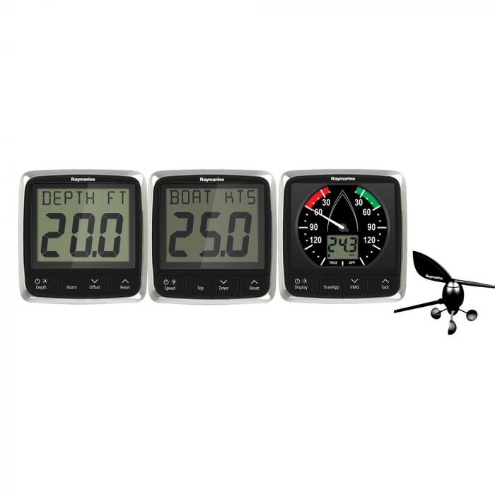 Raymarine Raymarine i50/i60 Wind/Speed/Depth System Package - $1449.99 at Everest