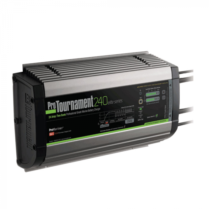 Pro Mariner ProMariner ProTournament 240 <i>elite</i> Dual Charger - 24 Amp, 2 Bank - $390.41 at Everest