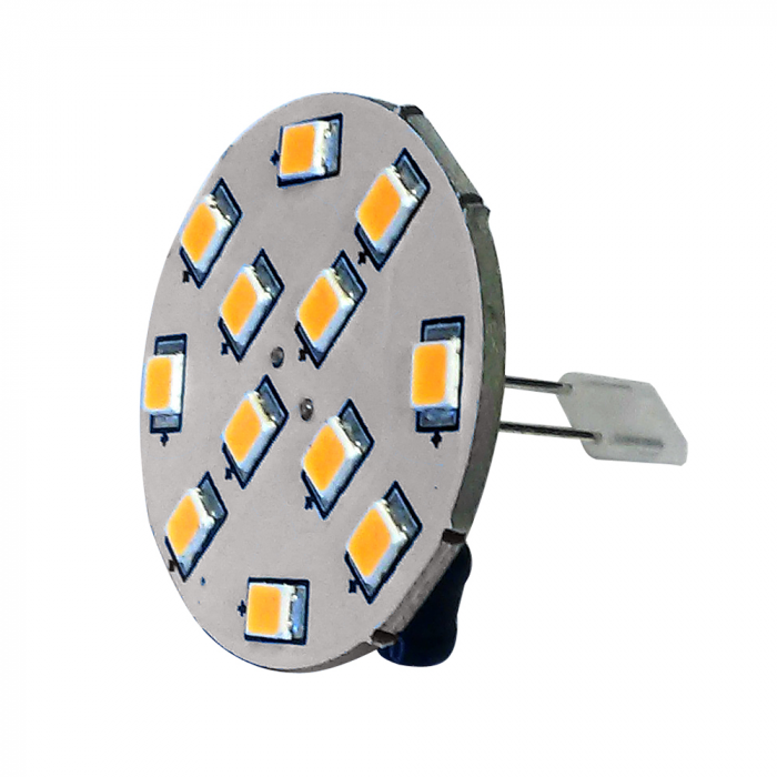 Lunasea Lighting Lunasea G4 10 Back Pin LED Light Bulb - 12VAC or 10-30VDC/2W/140 Lumens - Warm White - $12.99 at Everest