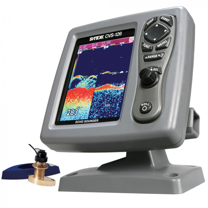 Si-Tex SI-TEX CVS-126 Dual Frequency Color Echo Sounder w/B744V Thru-Hull Transducer - $1124.00 at Everest