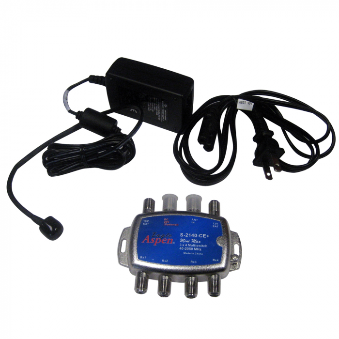 Kvh KVH 2 x 4 Active Multiswitch w/Power Supply - $299.00 at Everest