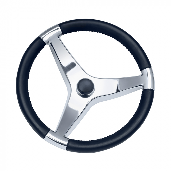 Schmitt & Ongaro Marine Schmitt & Ongaro Evo Pro 316 Cast Stainless Steel Steering Wheel - 13.5Diameter - $368.00 at Everest
