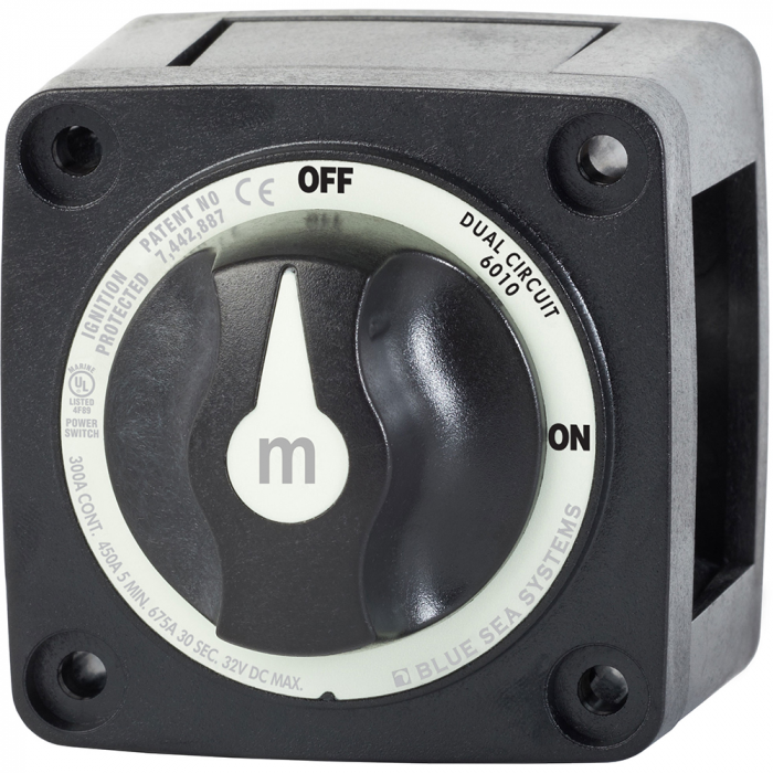 Blue Sea Systems Blue Sea 6010200 Battery Switch Dual Circuit - Black - $66.13 at Everest