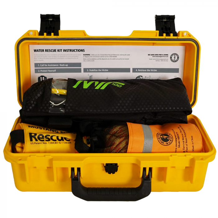 Mustang Survival Mustang Water Rescue Kit w/MIT100/Rescue Stick/Throw Bag/Water Tight Case - $626.94 at Everest