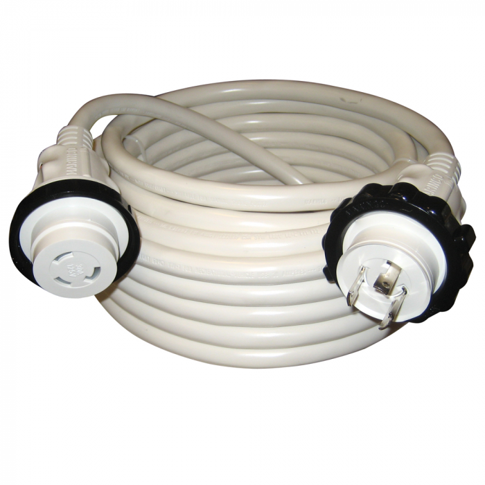 Marinco Marinco 30A 125V Molded Standard Cordset - White - 50' - $150.26 at Everest