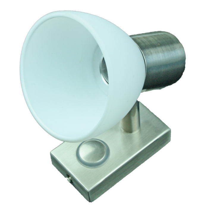 Lunasea Lighting Lunasea LED Wall Mount Light Fixture - Touch Dimming - Brushed Nickel - Warm White - 3W - $79.99 at Everest