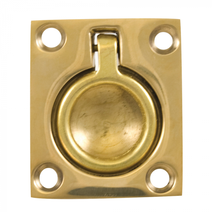 Whitecap Whitecap Flush Pull Ring - Polished Brass - 1-1/2 x 1-3/4 - $13.49 at Everest