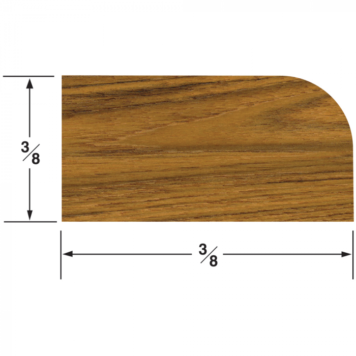 Whitecap Whitecap Teak Stop Molding Small - 5' - $12.49 at Everest