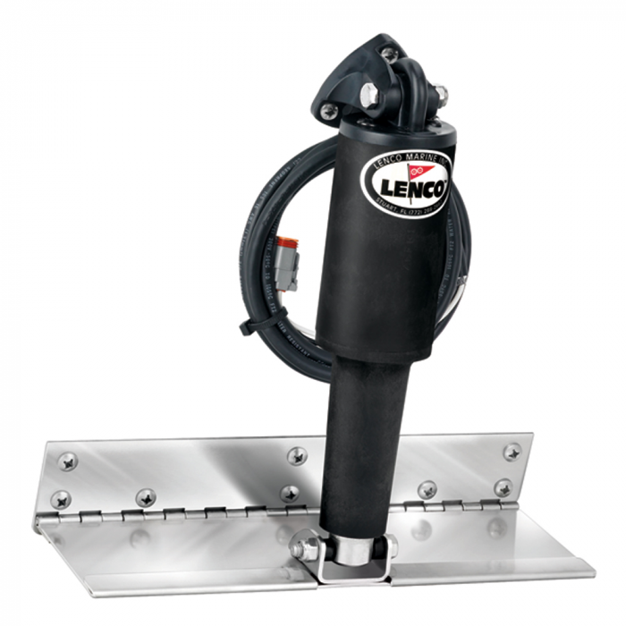 Lenco Marine Lenco 4 x 12 Limited Space Trim Tab Kit w/o Switch Kit 12V - Electro-Polished - Short Actuator - $902.52 at Everest