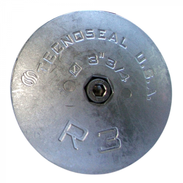 Tecnoseal Tecnoseal R3 Rudder Anode - Zinc - 3-3/4 Diameter - $14.98 at Everest