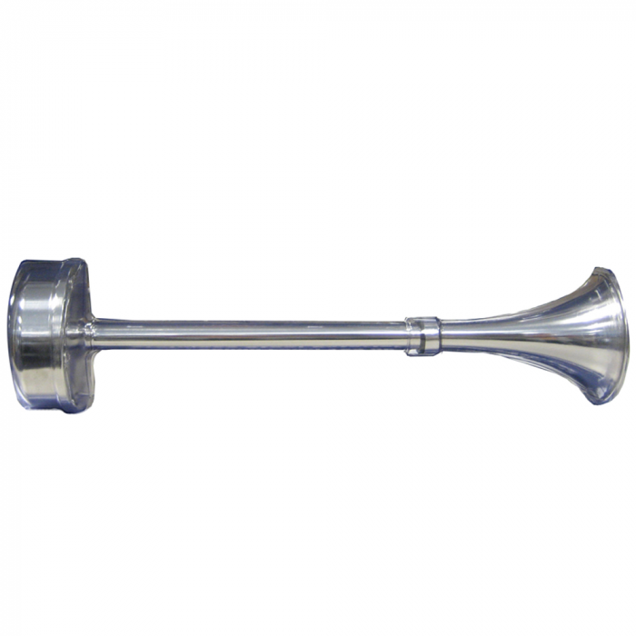 Schmitt & Ongaro Marine Schmitt & Ongaro Standard Single Trumpet Horn -12V- Stainless Exterior - $97.90 at Everest