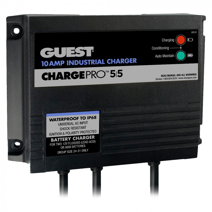 Guest Guest 10AMP - 12/24V 2 Bank 120V Input On-Board Battery Charger - $231.16 at Everest