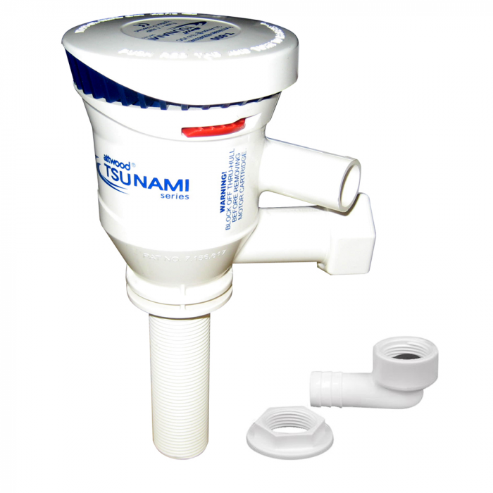 Attwood Marine Attwood Tsunami T800 Dual Outlet Aerator Pump - 12V - $57.99 at Everest