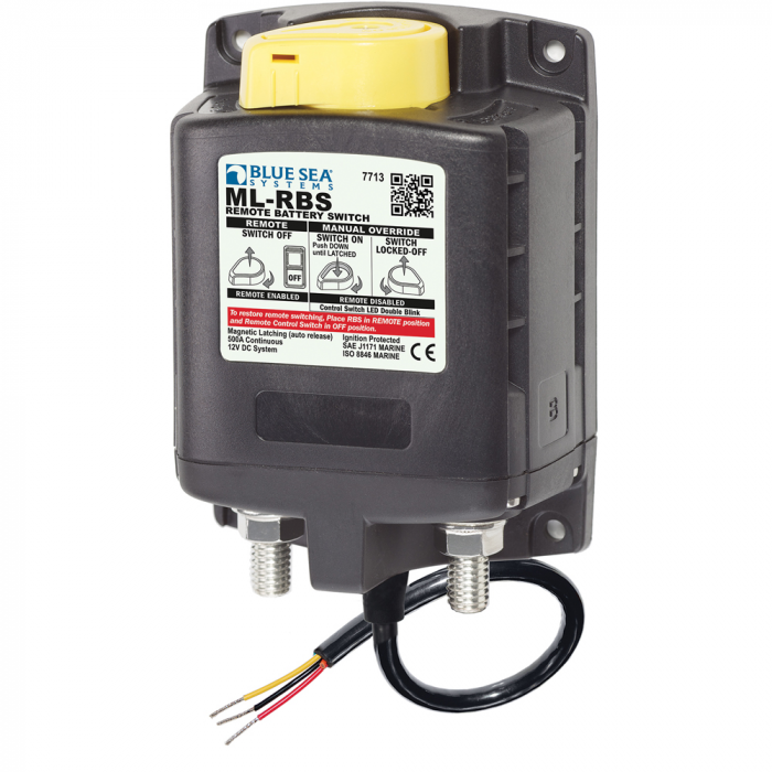 Blue Sea Systems Blue Sea 7713 ML-RBS Remote Battery Switch w/Manual Control Release - 12V - $331.68 at Everest