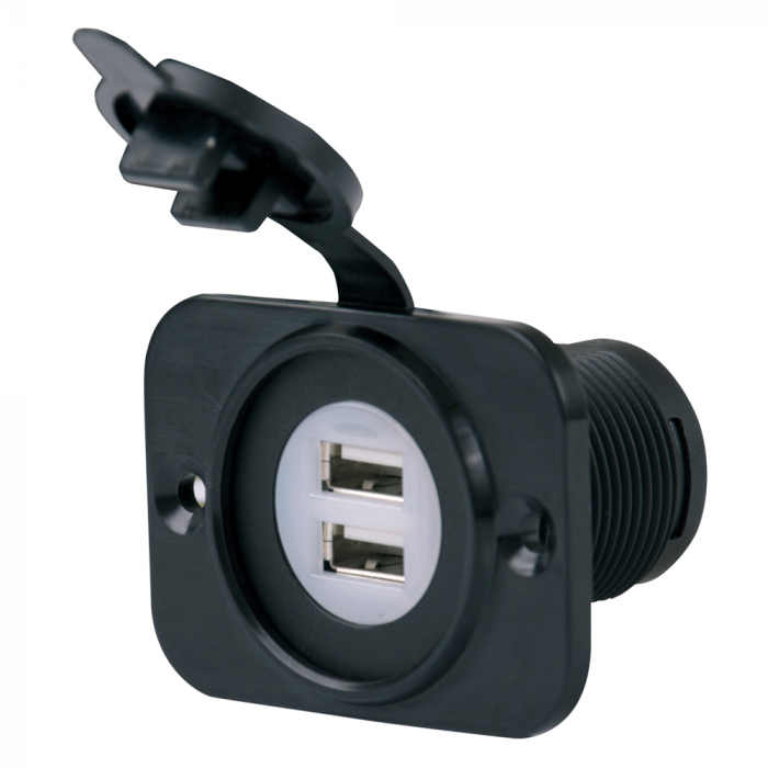 Marinco Marinco SeaLinkA(R) Deluxe Dual USB Charger Receptacle - $21.88 at Everest