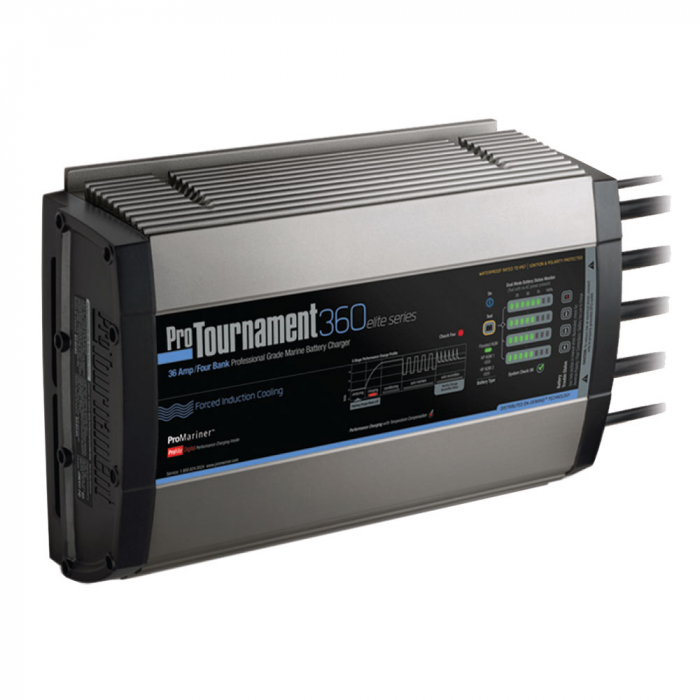 Pro Mariner ProMariner ProTournament 360<i>elite</i> Quad Charger - 36 Amp, 4 Bank - $609.49 at Everest
