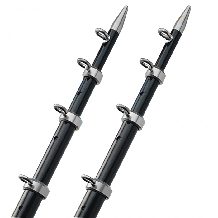 Taco Marine TACO 18' Telescopic Outrigger Poles HD 1-1/2 - Black/Silver - $1279.99 at Everest