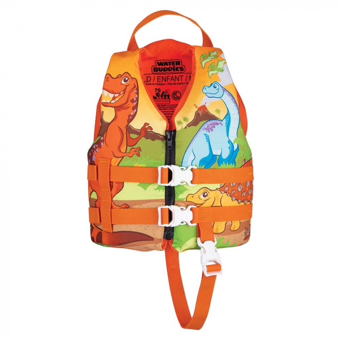 Full Throttle Full Throttle Water Buddies Life Vest - Child 30-50lbs - Dinosaurs - $39.99 at Everest