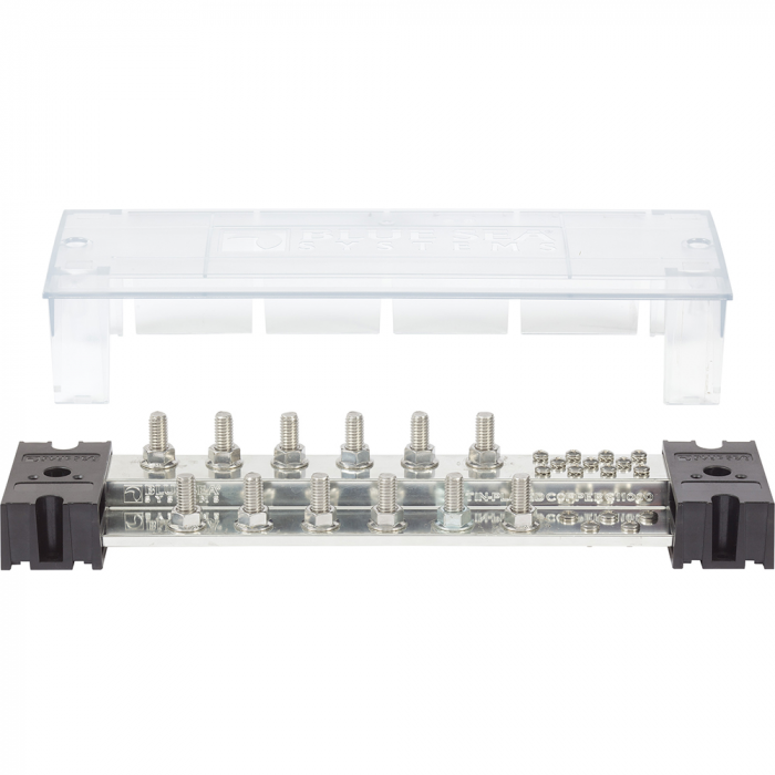Blue Sea Systems Blue Sea PowerBar 1000 - 12 3/8 Terminal Studs w/Cover - $296.44 at Everest