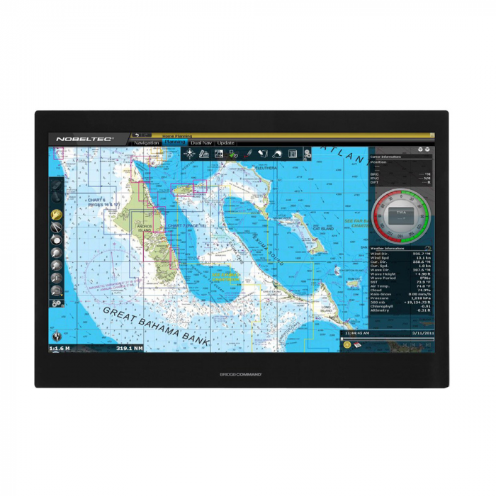 Green Marine BridgeCommand(TM) Multi-Touch Glass Bridge IP65 Sunlight Readable Marine Display - 24