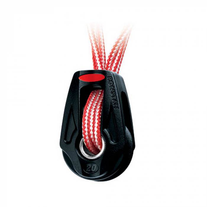 Ronstan Ronstan Series 20 Ball Bearing Orbit Block - Single - Dyneema Lashing - Becket Option - $16.45 at Everest