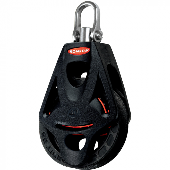 Ronstan Ronstan Series 40 Ball Bearing Orbit Block(TM) - Single - Becket - Swivel Head - $35.95 at Everest