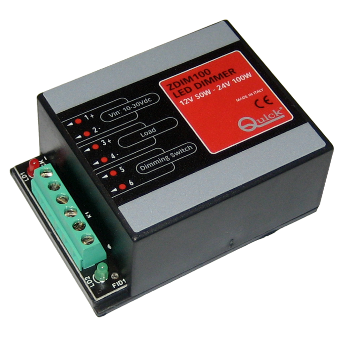 Quick Quick ZDIM100 LED Dimmer - 10-30V DC - Up to 50W on 12V & Up to 100W on 24V - $124.30 at Everest