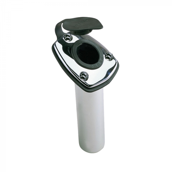 Perko Perko Fishing Rod Holder - 65Adeg Angled Flush Mount - Chrome Plated Zinc - $101.14 at Everest