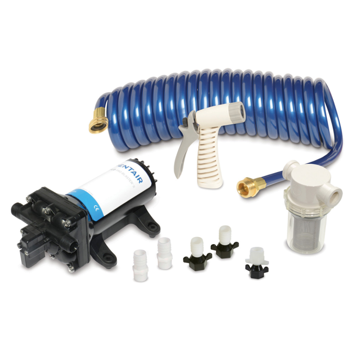 Shurflo By Pentair Shurflo by Pentair PRO WASHDOWN KIT(TM) II Ultimate - 12 VDC - 5.0 GPM - Includes Pump, Fittings, Nozzle, Strainer, 25' Hose - $634.73 at Everest
