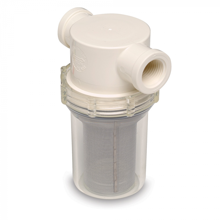 Shurflo By Pentair Shurflo by Pentair 1/2 Raw Water Strainer w/Bracket & Fittings - 50 Mesh Screen - $70.70 at Everest
