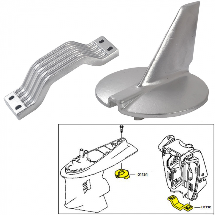 Tecnoseal Tecnoseal Anode Kit - Yamaha 200-250 HP - Magnesium - $39.30 at Everest